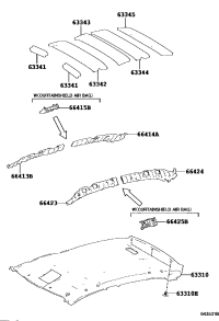 6331002G20A2-HEADLINING ASSY, ROOF