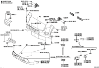 5211560280-SUPPORT, FRONT BUMPER SIDE, RH