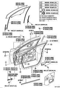 6700106190-PANEL SUB-ASSY, FRONT DOOR, RH