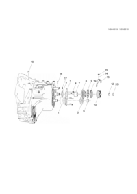 9071561-Shim-input shaft bearing