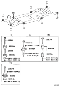 522020C010-CUSHION SUB-ASSY
