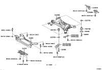 522710N010-CUSHION, REAR SUSPENSION MEMBER BODY MOUNTING, FRONT