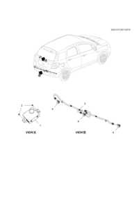 26209604-Sensor, parking assist warning