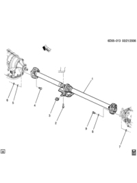 25771590-PORSCHE CAYENNE CARDAN SHAFT
