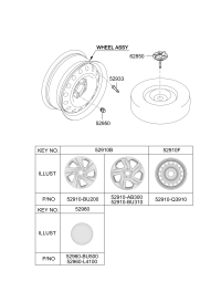 52960BU500-CAP ASSY-WHEEL HUB