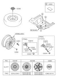 52910B3710-WHEEL ASSY-ALUMINIUM