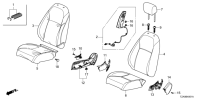 78050TZRH01-Air bag assy-fr seat side rh