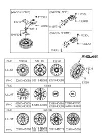 628004D200-CARRIER ASSY, SPARE WHEEL