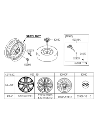 52910S6310-WHEEL ASSY-ALUMINIUM