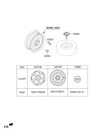 52910R9200-WHEEL ASSY-ALUMINIUM