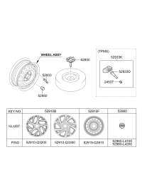 52910Q3300-WHEEL ASSY-ALUMINIUM