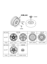 52910J4100-WHEEL ASSY-ALUMINIUM