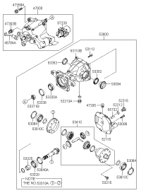 530003B610-CARRIER ASSY-DIFFERENTIAL