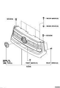 531000C330-GRILLE SUB-ASSY