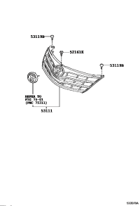 53101YL010-GRILLE RADIATOR