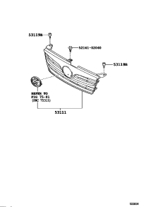 53101YK030-GRILLE RADIATOR