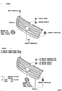 5310160370-GRILLE, RADIATOR