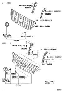 5310160290-GRILLE RADIATOR