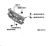 5311160070-GRILLE RADIATOR