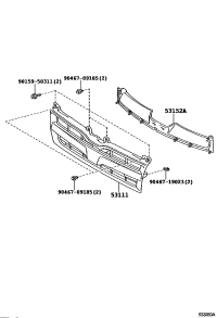 5311126420-GRILLE RADIATOR