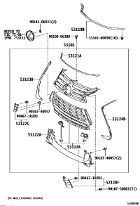 5212730170-COVER, FRONT BUMPER HOLE, RH