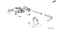 53200SENH01-COLUMN ASSY-STEERING