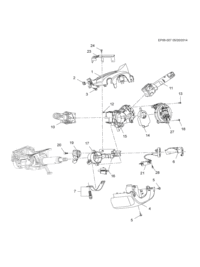 13345221-Cap, ignition lock cylinder