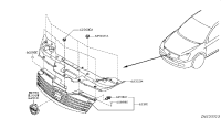 623102DU0A-GRILLE RADIATOR