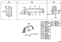 538060G030-SHIELD SUB-ASSY, FRONT FENDER SPLASH, LH