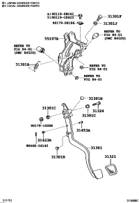 3130102240-PEDAL SUB-ASSY, CLUTCH