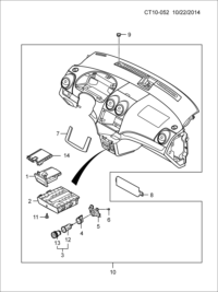 96996183-CIGAR LIGHTER ASSY