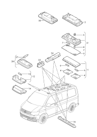 6Q0947291AY20-Lamp & map
