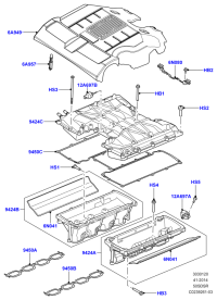 LR011585-GASKET,W.PUMP INLET