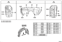 538750T010-LINER, FRONT FENDER, RH