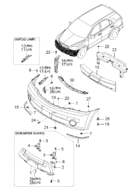 865813E000-AIR DAM ASSY-FRT.SID