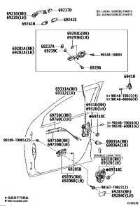 692100K090-HANDLE ASSY, DOOR