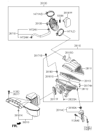 281403V300-HOSEASSY-AIRINTAKE