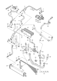 7N0122101P-RADIATOR HOSE/A3/GOLF/JETTA
