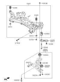 54500F0000-ARM COMPLETE-FR LWR,LH