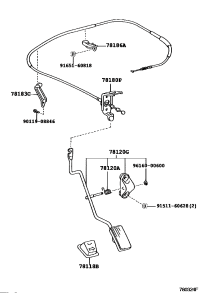 7812060200-ROD ASSY, ACCELERATOR PEDAL