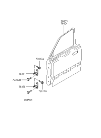 760043B002-PANEL ASSY-FR DR RH