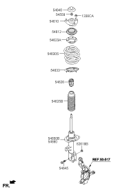 54651S6000-STRUT ASSY-FR,LH