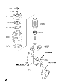 546612V900-STRUT ASSY-FR,RH