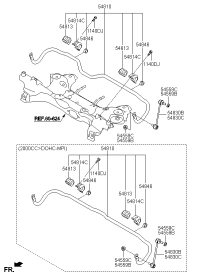 548102X000-BAR ASSY-FR STABILIZER