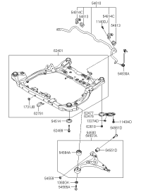 624050Q100-CROSSMEMBER COMPL(ASSY)