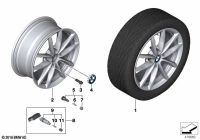 36116856079-Hub, reflex silver