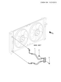 5488984-HOSE, TRANSMISSION OIL COOLER