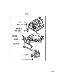 7802A007-FAN & MOTOR KIT,HEAT