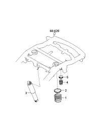 553003E070-SHOCK ABSORBER ASSY-REAR