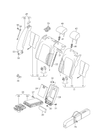 3AF885961-BRACKET-ENGINE SUPP*